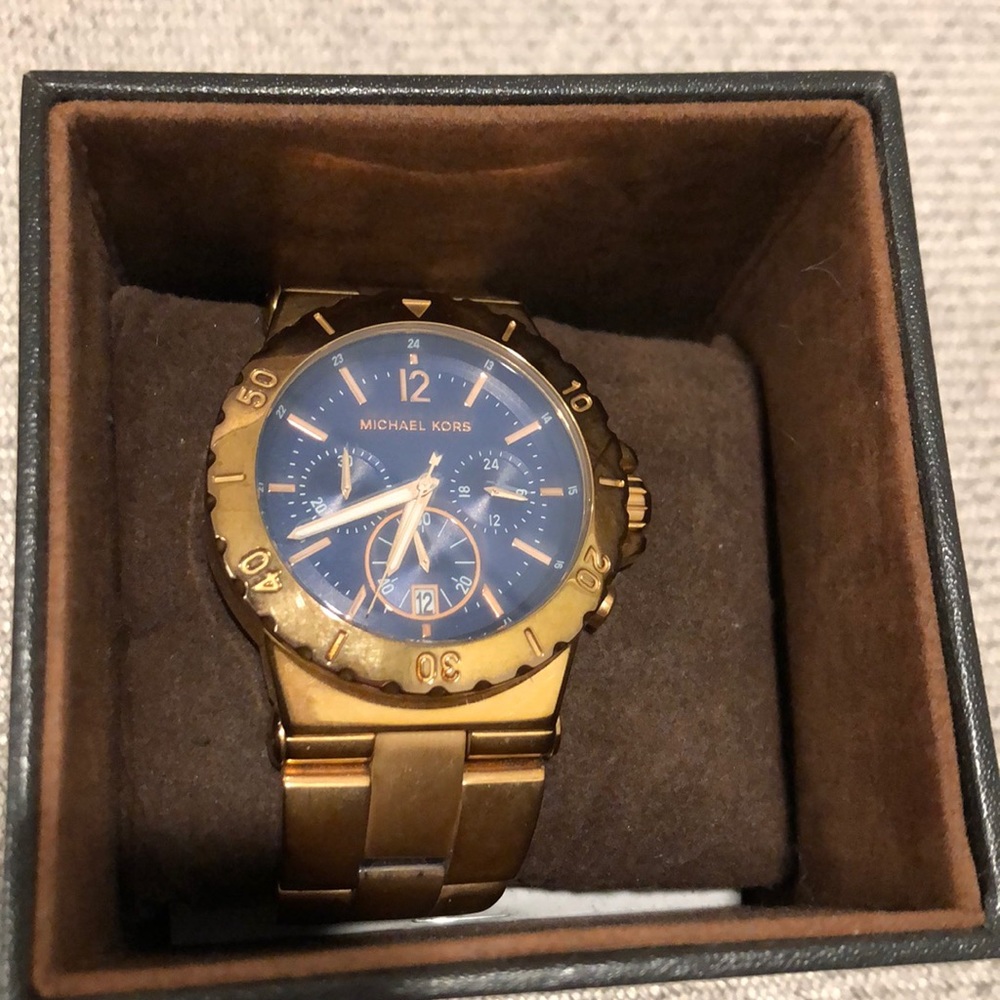 Michael Kors Rose Gold Bel Aire Chronograph